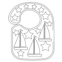 sail boat bib